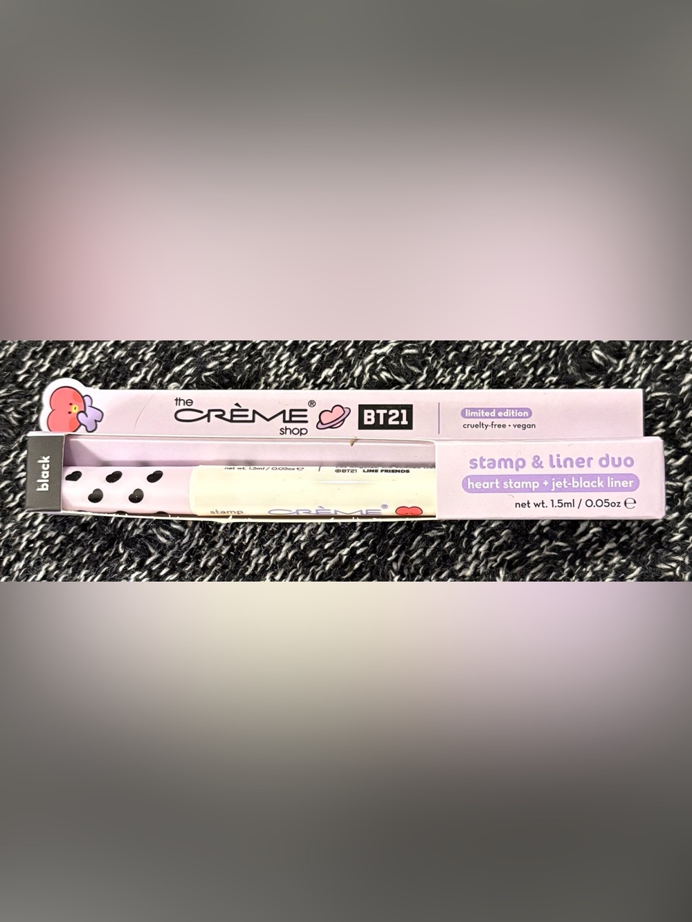 Crème Shop c BT21 Stamp & Eye Liner Duo — New in Box